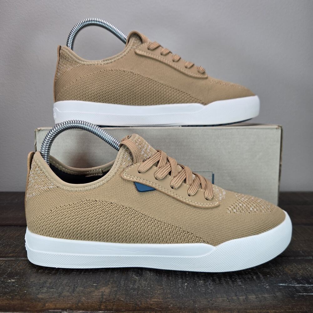 Vessi Weekend Sneaker Womens Size 7 Waterproof Shoes Oak Brown White